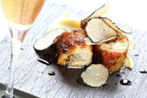 サマートリュフと鶏モモ肉のガランティーヌ　1,200円