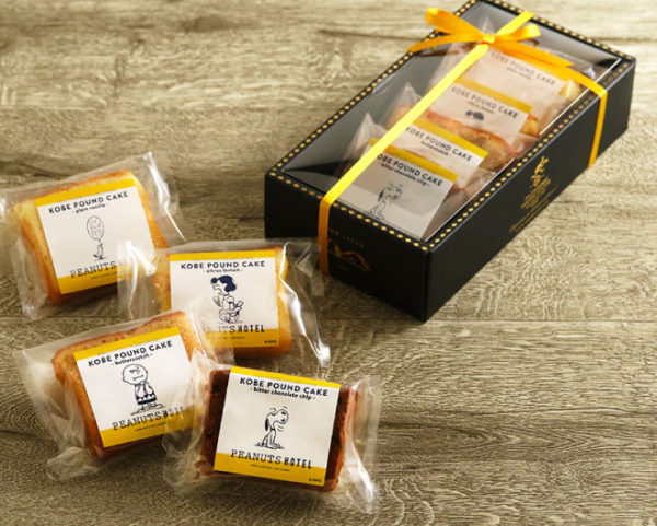 ｢PEANUTS HOTEL:PATISSERIE TOOTH TOOTH KOBEパウンドケーキ｣ 1,500円(税抜)